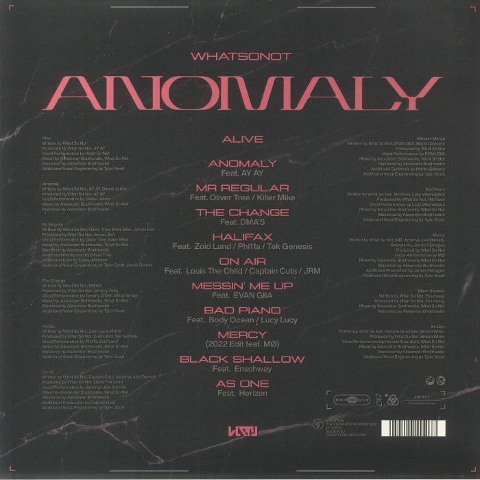 WHAT SO NOT - Anomaly