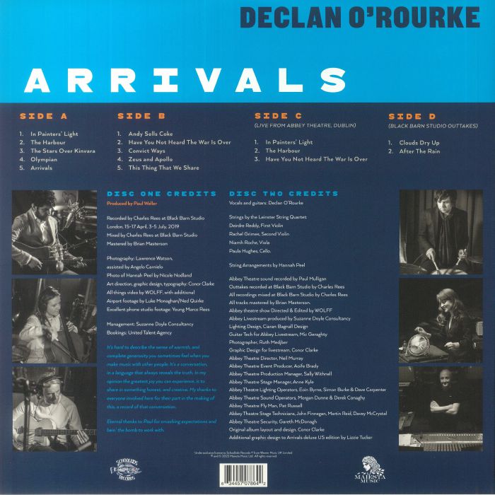 Declan O'ROURKE - Arrivals (Deluxe Edition) Vinyl at Juno Records.