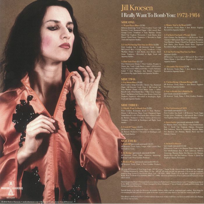 KROESEN, Jill - I Really Want To Bomb You: 1972-1984