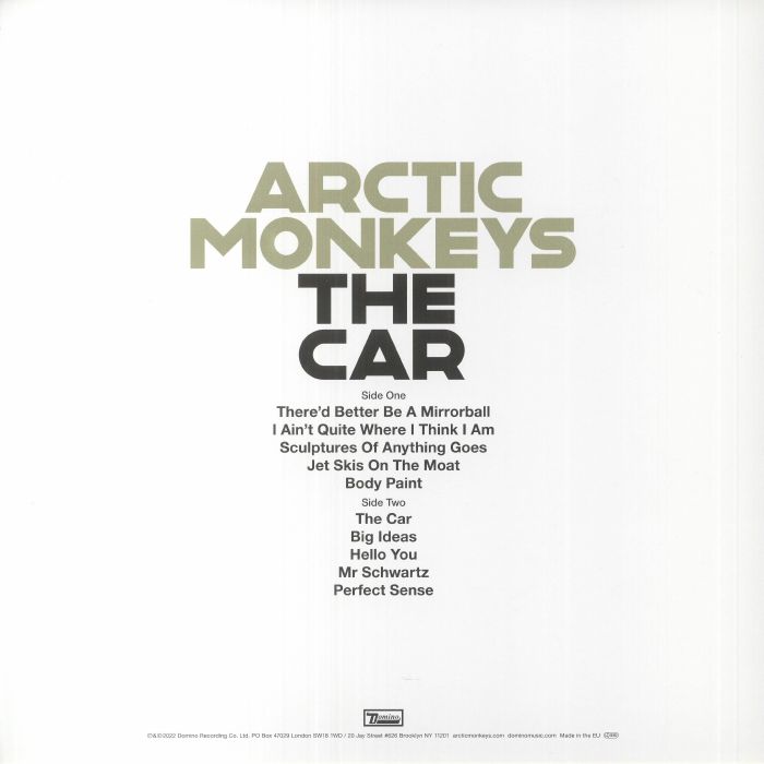 ARCTIC MONKEYS - The Car Vinyl at Juno Records.