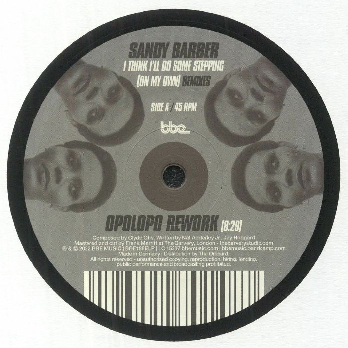 BARBER, Sandy - I Think I'll Do Some Stepping (On My Own) (remixes)