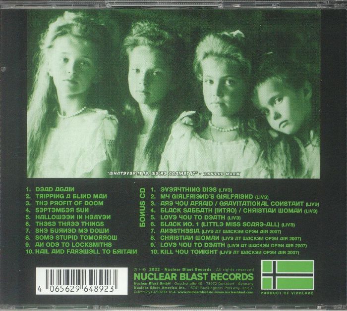 TYPE O NEGATIVE - Dead Again