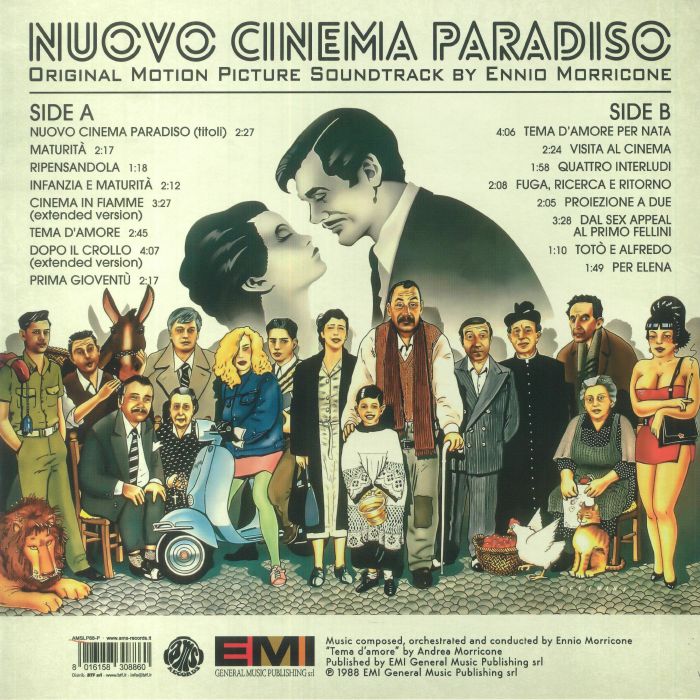 Ennio MORRICONE - Nuovo Cinema Paradiso (Soundtrack) Vinyl at Juno Records.
