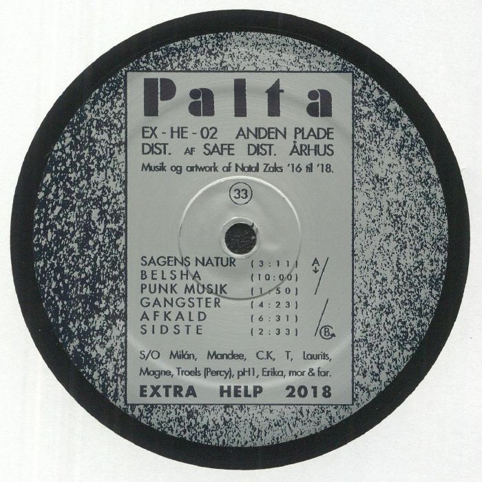 Palta – Anden Plade vinyl cover