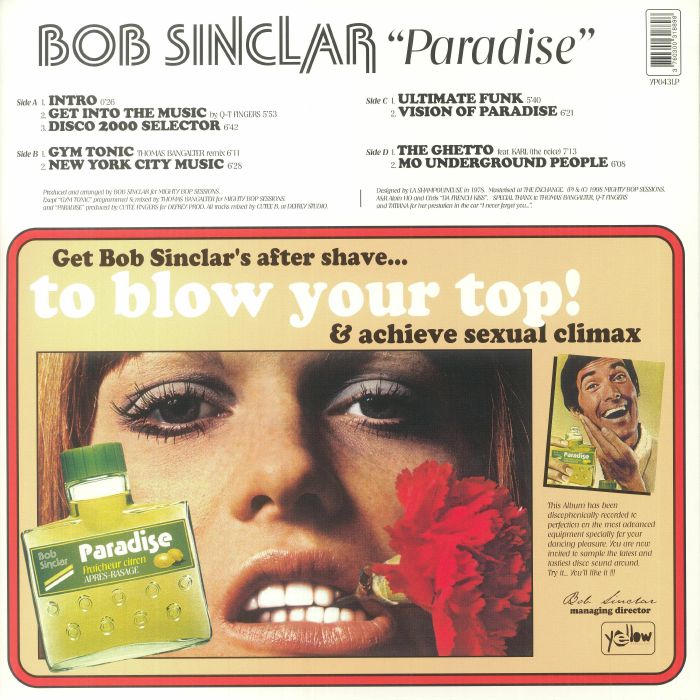 BOB SINCLAR - Paradise (remastered)