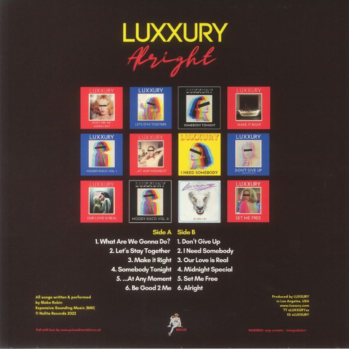 LUXXURY - Alright
