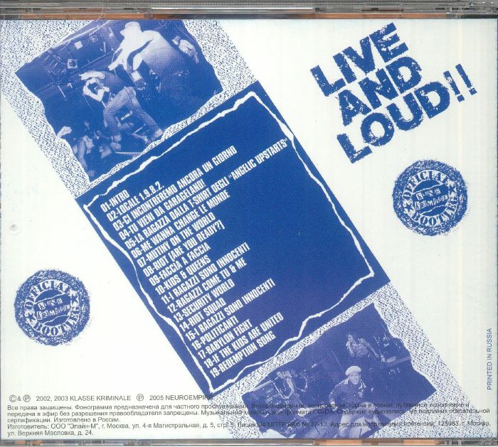 KLASSE KRIMINALE - Live & Loud!!