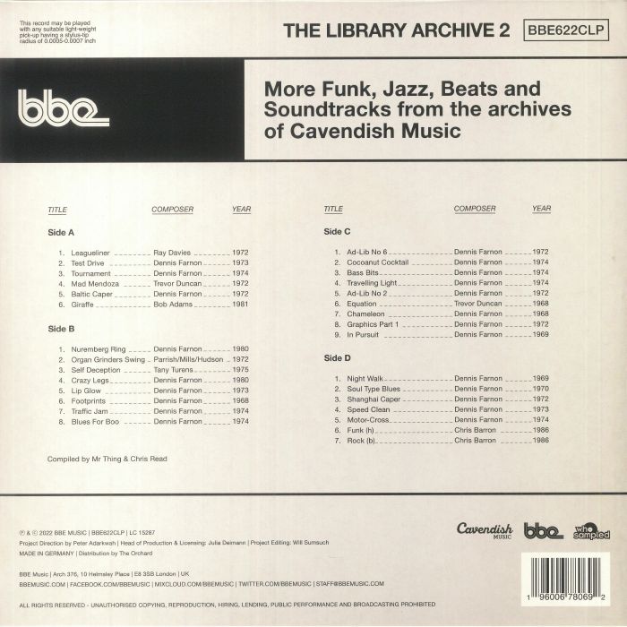 MR THING/CHRIS READ/VARIOUS - The Library Archive 2: More