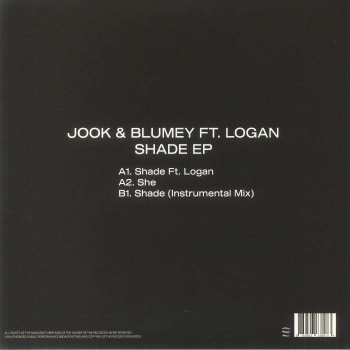 JOOK/BLUMEY - Shade EP
