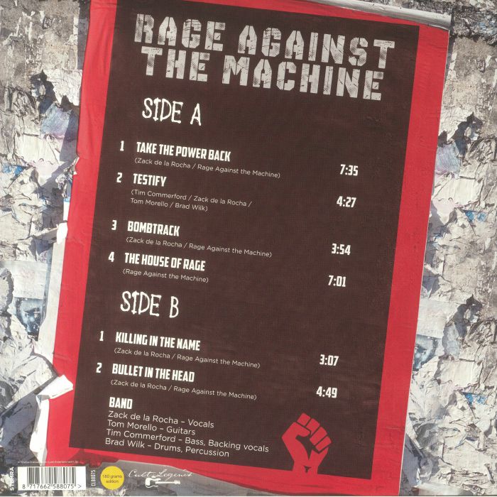 Rage Against The Machine Live And Loud 93 Vinyl At Juno Records