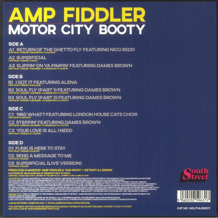 AMP FIDDLER - Motor City Booty (reissue) Vinyl at Juno Records.
