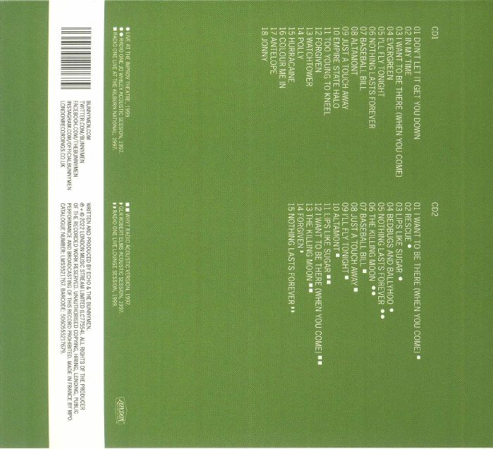 ECHO & THE BUNNYMEN - Evergreen (25th Anniversary Edition)