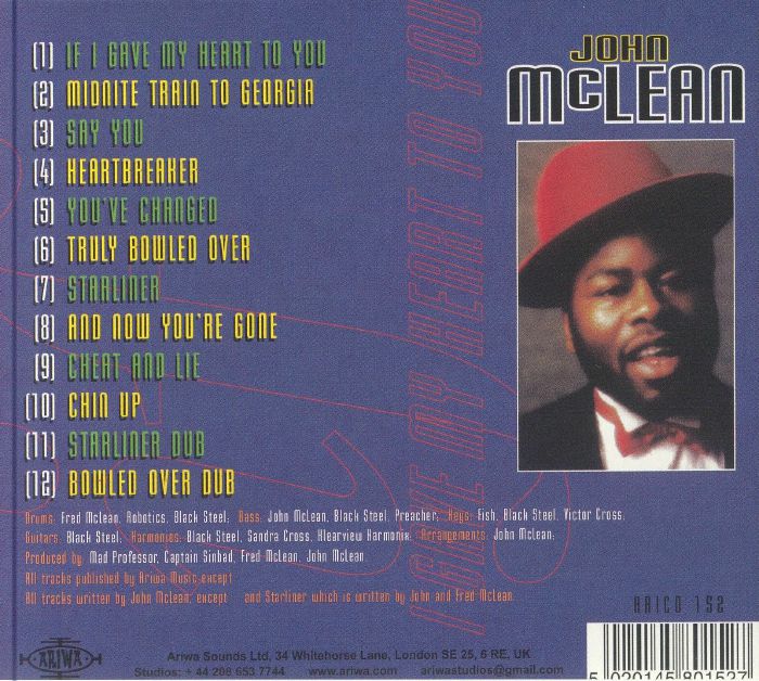 McLEAN, John - If I Gave My Heart To You