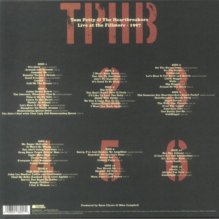 PETTY, Tom & THE HEARTBREAKERS - Live At The Fillmore 1997 (Super Deluxe Edition)
