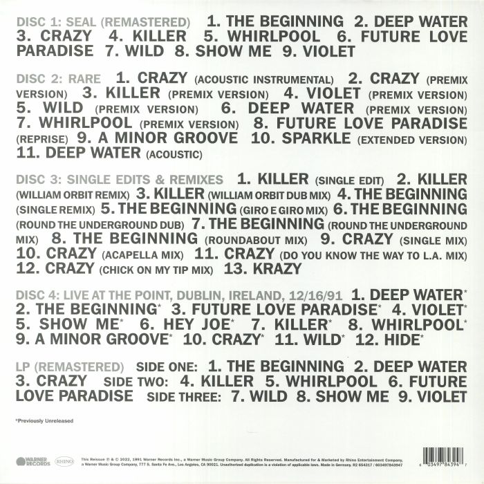 SEAL - Seal (Deluxe Edition)