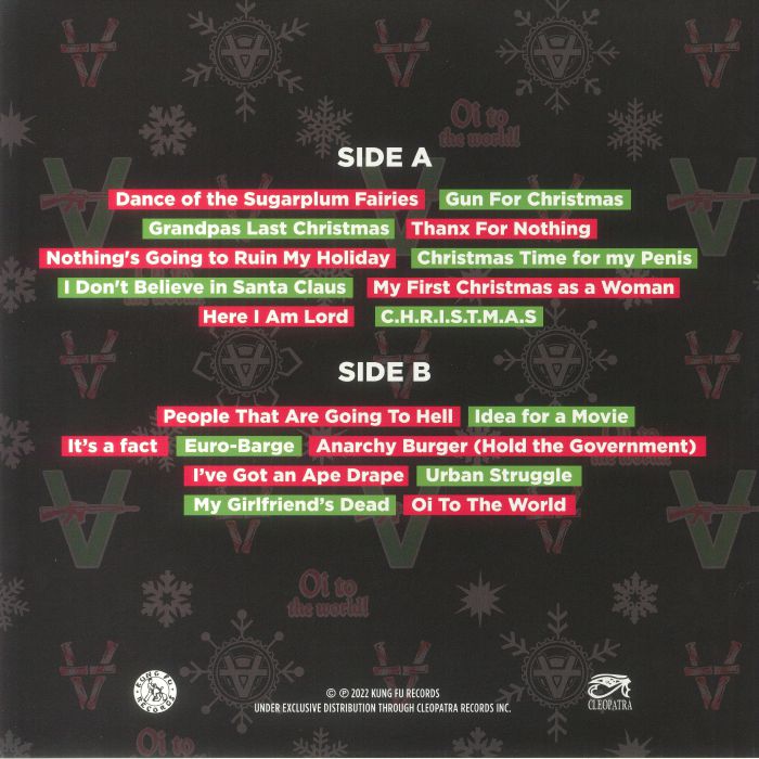 The VANDALS 25th Annual Christmas Formal Vinyl at Juno Records.