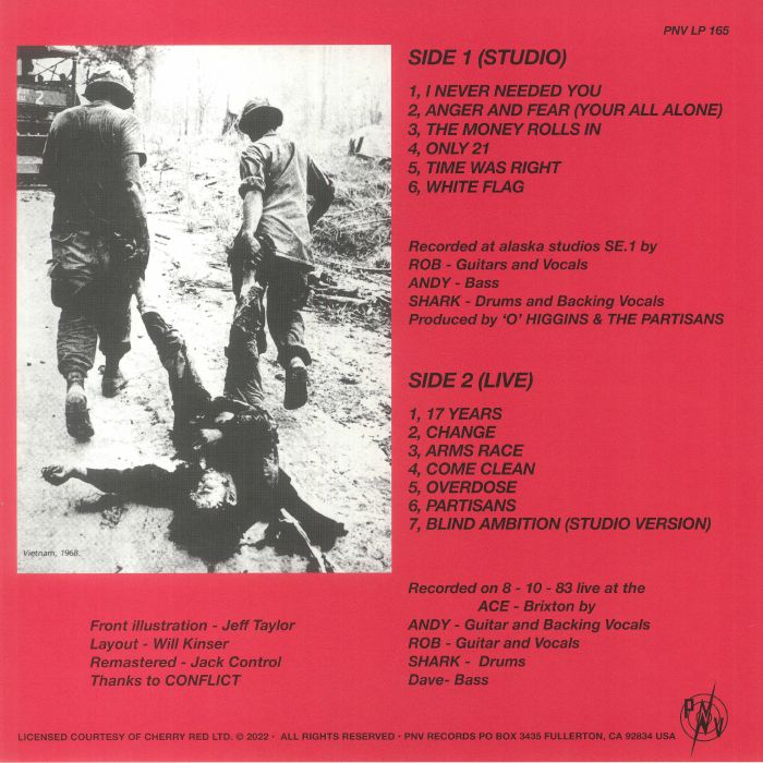 PARTISANS, The - The Time Was Right (reissue)