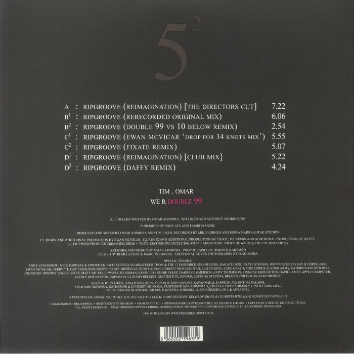 DOUBLE 99/TOP CAT - Ripgroove (25th Anniversary Edition)