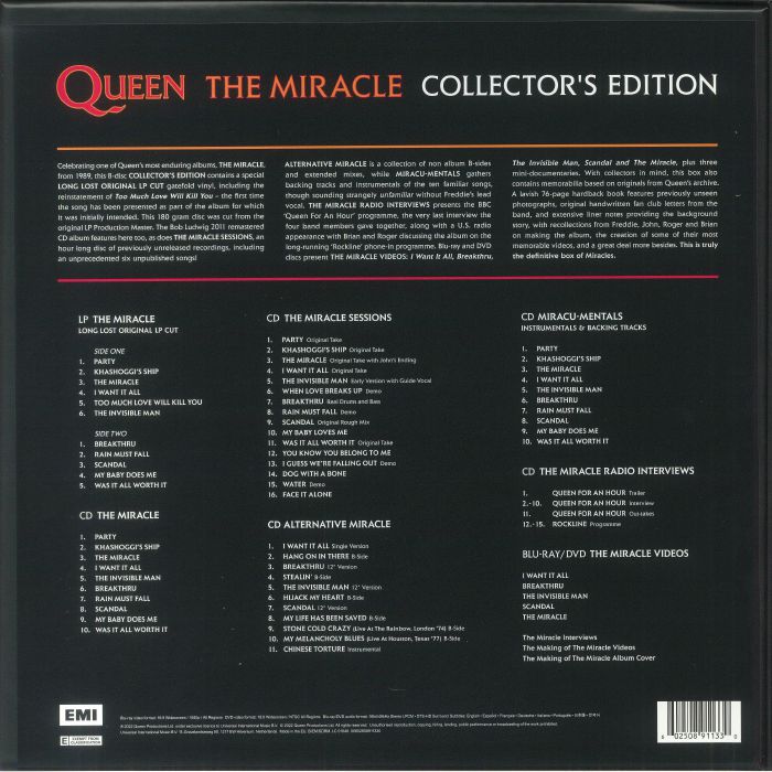 QUEEN - The Miracle (Collectors Edition)