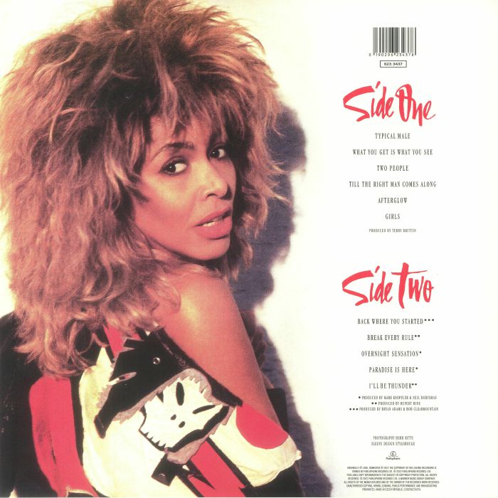 TURNER, Tina - Break Every Rule (remastered)