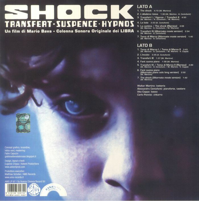LIBRA - Shock: Transfert Suspence Hypnos (Soundtrack) (reissue)
