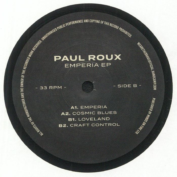 Paul ROUX - Emperia EP Vinyl at Juno Records.