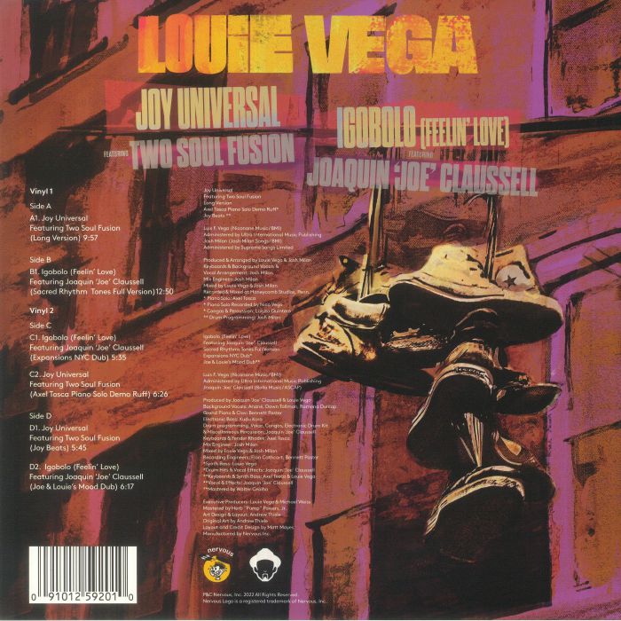 LOUIE VEGA - Joy Universal