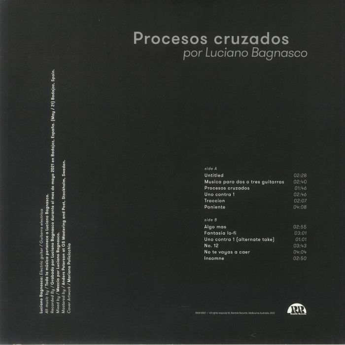 BAGNASCO, Luciano - Procesos Cruzados