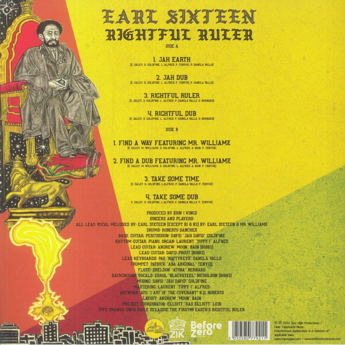 EARL SIXTEEN - Rightful Ruler