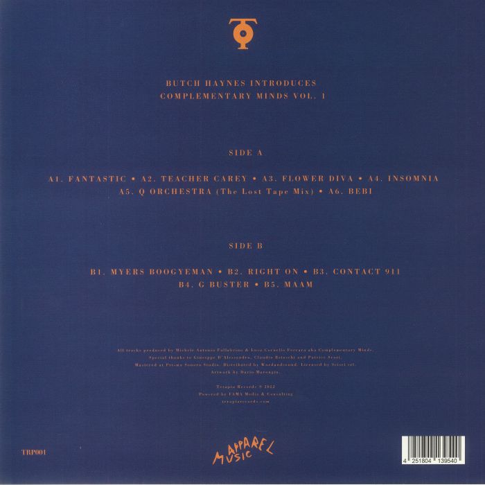 COMPLEMENTARY MINDS - Butch Haynes Introduces Complementary Minds Vol 1