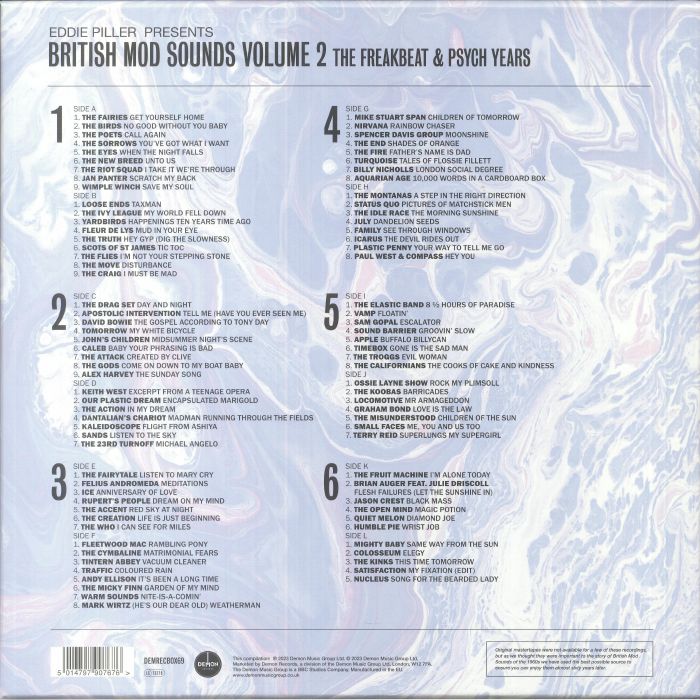 PILLER, Eddie/VARIOUS - British Mod Sounds Of The 1960s Volume 2: The Freakbeat & Psych Years