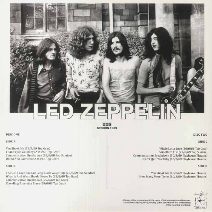 Led Zeppelin Bbc Session Vinyl At Juno Records