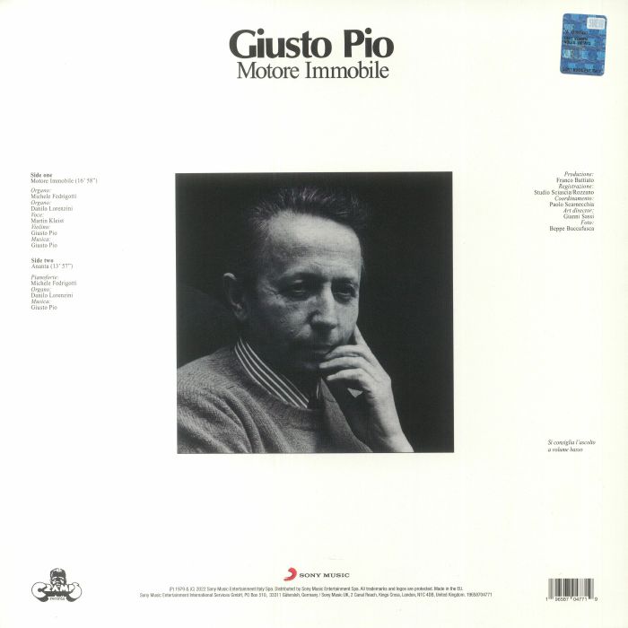 PIO, Giusto - Motore Immobile (reissue)