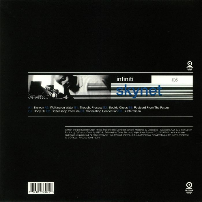 INFINITI aka JUAN ATKINS - Skynet (reissue) (B-STOCK)