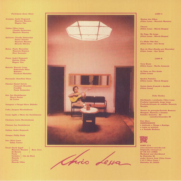 CHICO LESSA - Chico Lessa (reissue)