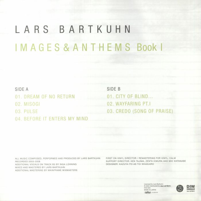 BARTKUHN, Lars - Images & Anthems: Book I (remastered)