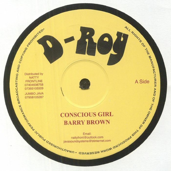 BROWN, Barry - Conscious Girl