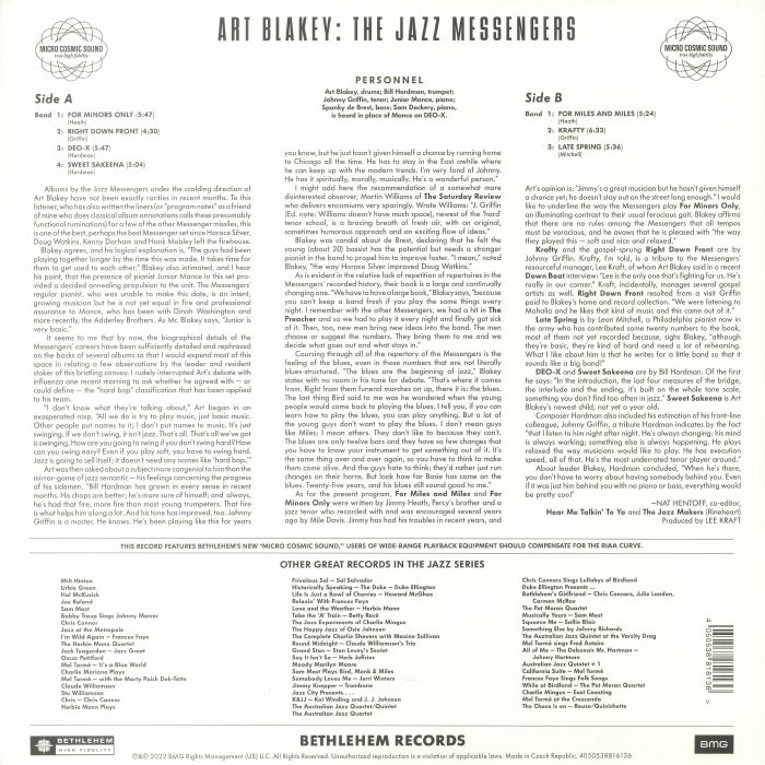 Art Blakey The Jazz Messengers Hard Drive Remastered Vinyl At