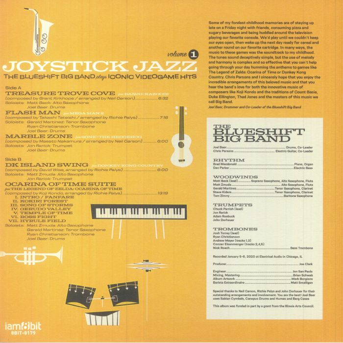 BLUESHIFT BIG BAND, The - Joystick Jazz: The Blueshift Big Band Plays Iconic Video Game Hits