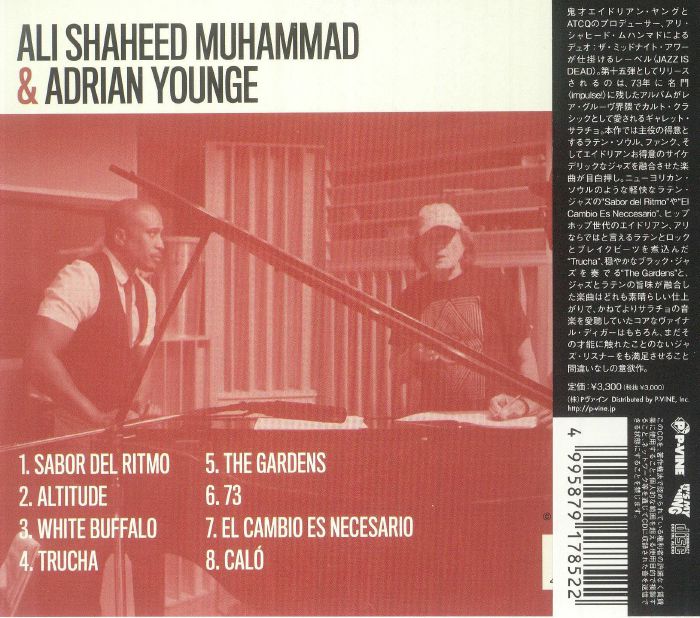 Ali Rasheed Jazz Adrian YOUNGE/ALI SHAHEED MUHAMMAD - Jazz Is Dead 15 CD at Juno Records.