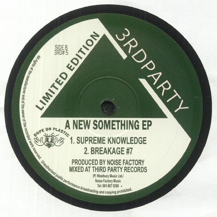 NOISE FACTORY - A New Something EP