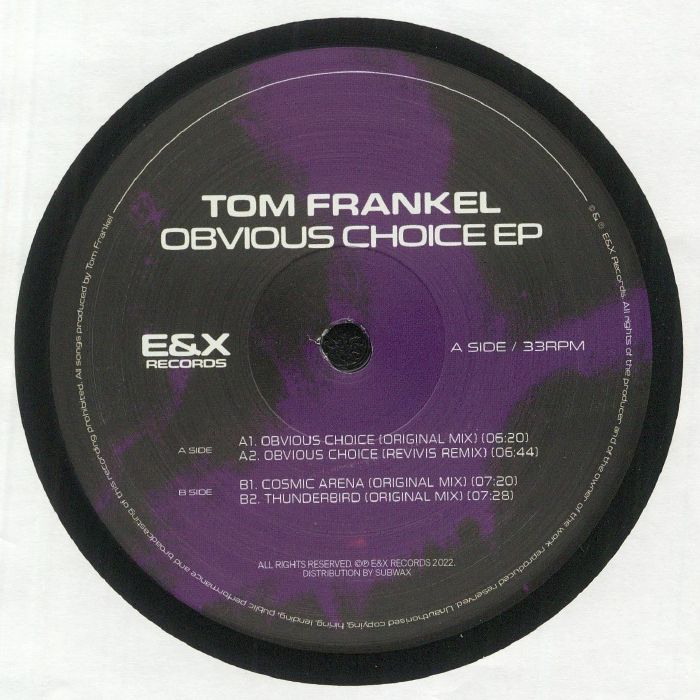 FRANKEL, Tom - Obvious Choice EP