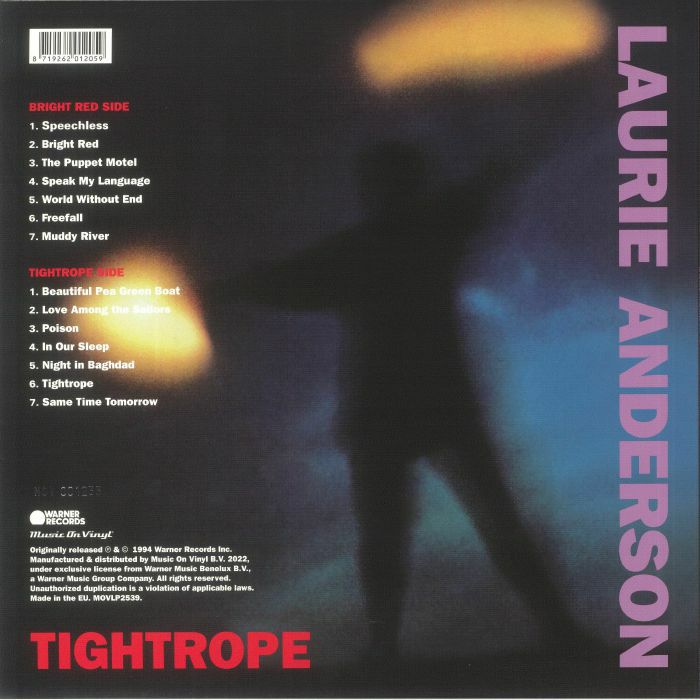 ANDERSON, Laurie - Bright Red (B-STOCK)