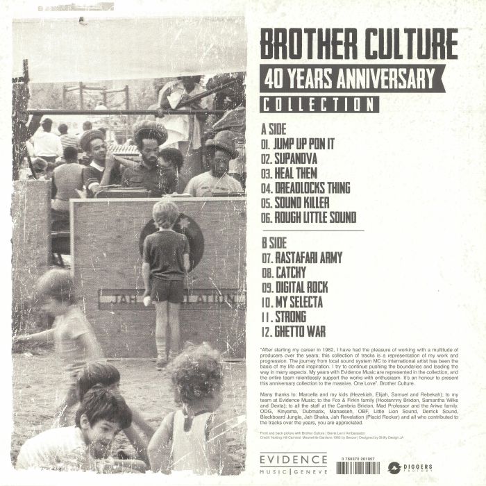 BROTHER CULTURE - 40 Years Anniversary Collection