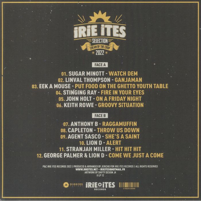 IRIE ITES/VARIOUS - Cream Of The Crop 2022