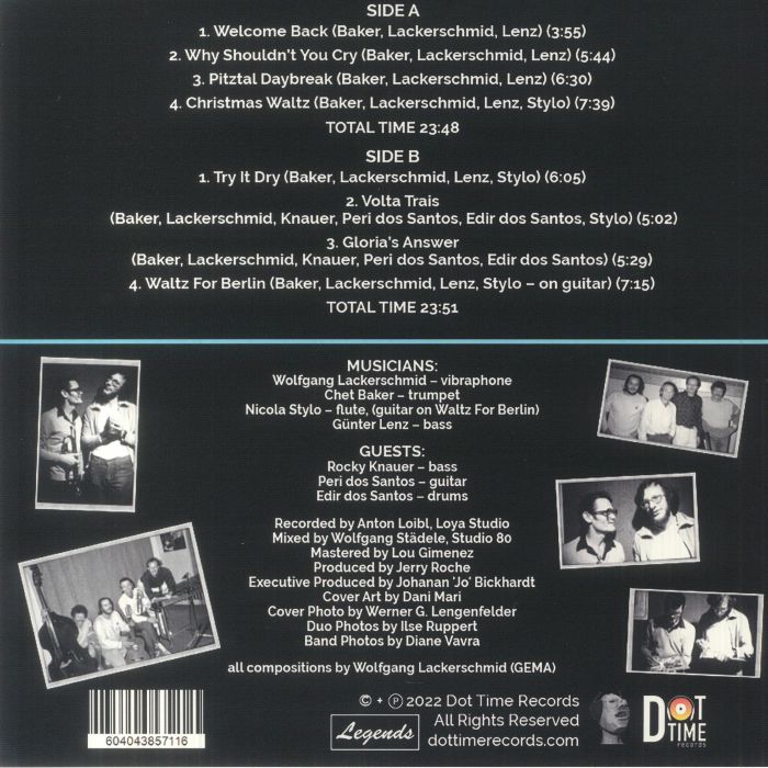 LACKERSCHMID, Wolfgang/CHET BAKER - Welcome Back