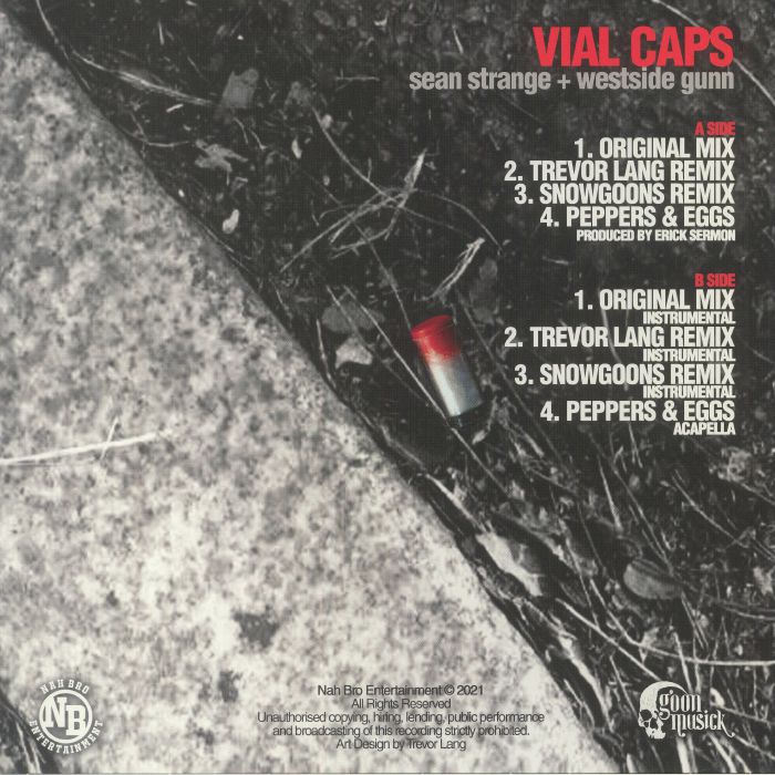 SEAN STRANGE/WESTSIDE GUNN Vial Caps Vinyl at Juno Records.