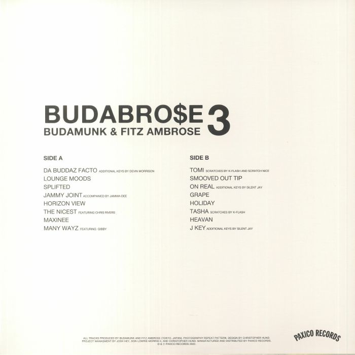 BUDAMUNK/FITZ AMBROSE - Budabrose 3