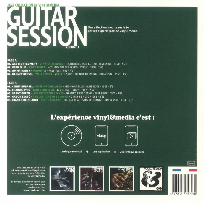 VARIOUS - Jazz Collection By Vinyl & Media: Guitar Session Volume 1