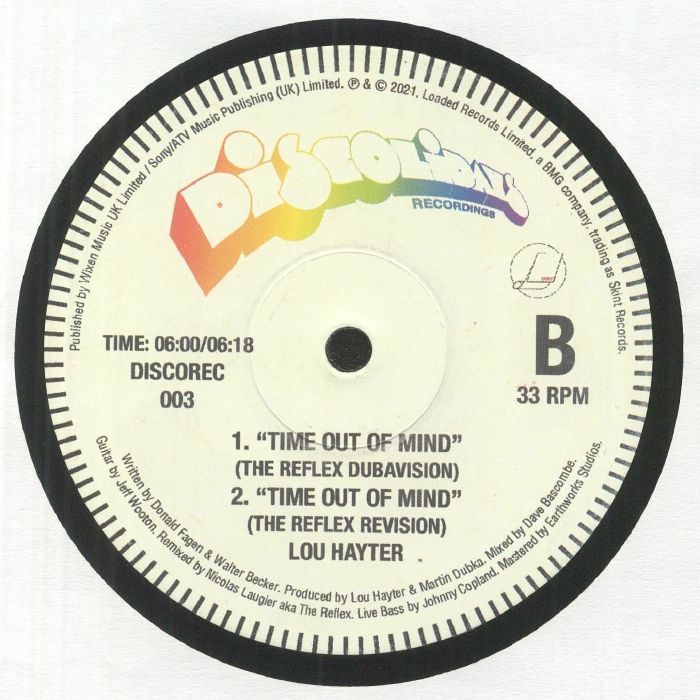 Bruise, Lou Hayter / When Pianos Attack b/w Time Out Of Mind (The Reflex Mixes) Bruise, Lou Hayter / When Pianos Attack b/w Time Out Of Mind (The Reflex Mixes)